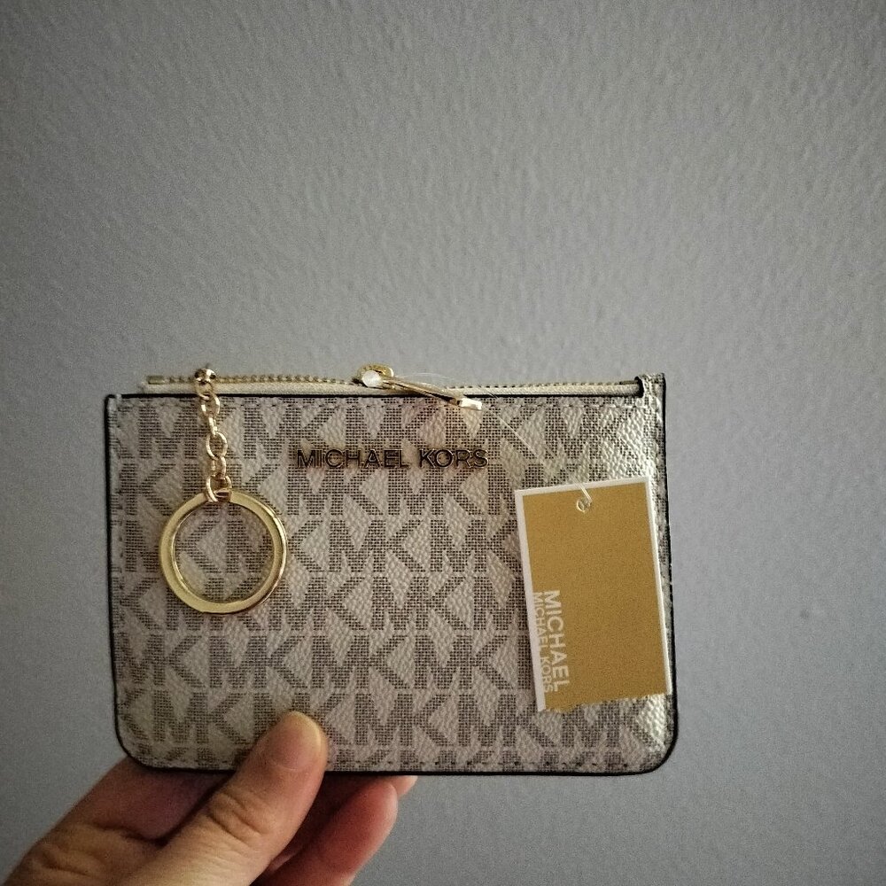 Michael Kors jet set coin/card holder